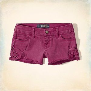 Hollister Low rise denim short-shorts size 28